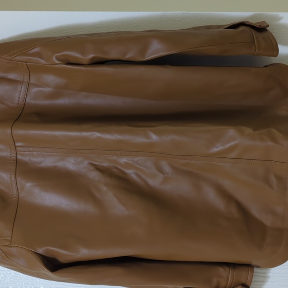 Vegan Leather Chore Jacket - Picture 5 of 9